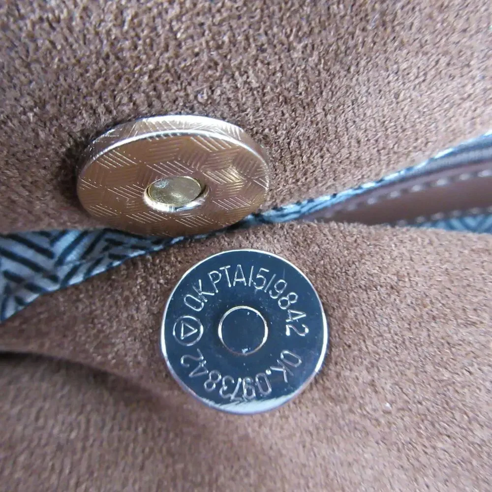Moda Luxe Hobo Bag Womens Medium Tan Suede Faux Leather Magnetic Closure